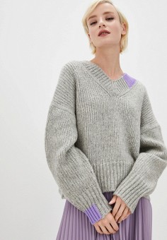 Пуловер, Helmut Lang, цвет: серый. Артикул: HE025EWJPOC3. Helmut Lang