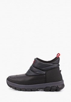 Дутики, Hunter, цвет: черный. Артикул: HU028AMJWJF8. Обувь / Сапоги  / Дутики и луноходы