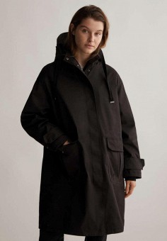 Парка, Oysho, цвет: черный. Артикул: IX001XW00TEE. Одежда / Верхняя одежда / Парки