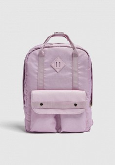 Рюкзак, Pull&Bear, цвет: фиолетовый. Артикул: IX001XW013VI. Аксессуары / Pull&Bear