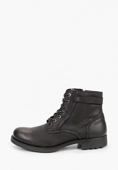 Ботинки, Jack & Jones, цвет: черный. Артикул: JA391AMJYDI7. Обувь / Ботинки