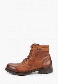 Ботинки, Jack & Jones, цвет: коричневый. Артикул: JA391AMJYDI8. Обувь / Ботинки / Jack & Jones