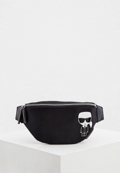 Сумка поясная, Karl Lagerfeld, цвет: черный. Артикул: KA025BWJSJZ6. Karl Lagerfeld