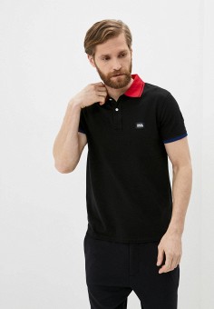 Поло, Karl Lagerfeld, цвет: черный. Артикул: KA025EMLQNB8. Одежда / Футболки и поло / Поло