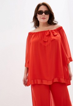 Блуза, Keyra, цвет: красный. Артикул: KE011EWITNM6. Одежда / Блузы и рубашки / Блузы / Keyra