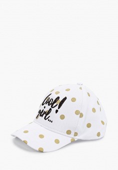 Бейсболка, Koton, цвет: белый. Артикул: KO008CGKYME1. Девочкам / Аксессуары 