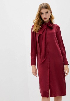 Платье, L'Autre Chose, цвет: бордовый. Артикул: LA932EWJYAE0. Одежда / L'Autre Chose