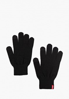 Перчатки, Levi's®, цвет: черный. Артикул: LE306DMLACY9. Аксессуары / Перчатки и варежки