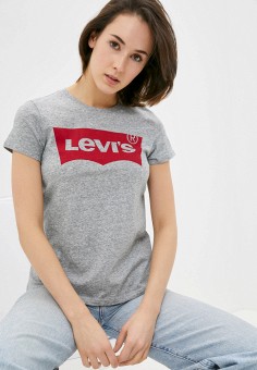 Футболка, Levi's®, цвет: серый. Артикул: LE306EWLWQN4. Одежда / Футболки и поло / Футболки / Levi's®