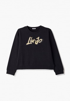 Свитшот, Liu Jo, цвет: черный. Артикул: LI687EGKRZK6. Liu Jo