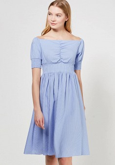 Платье, Lost Ink, цвет: синий. Артикул: LO019EWAGKJ5. Одежда / Платья и сарафаны