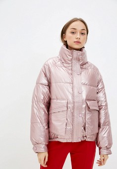 Куртка утепленная, Marcella, цвет: розовый. Артикул: MA114EWKPOQ5. Одежда / Верхняя одежда / Marcella