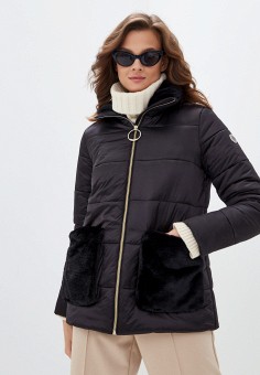 Куртка утепленная, Madzerini, цвет: черный. Артикул: MA156EWKEYO3. Madzerini