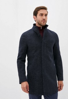 Пальто, Marks & Spencer, цвет: синий. Артикул: MA178EMKURA4. Одежда / Верхняя одежда / Пальто