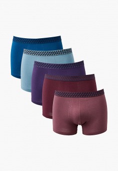 Комплект, Marks & Spencer, цвет: бордовый, голубой, розовый, синий, фиолетовый. Артикул: MA178EMLKLC8. Одежда