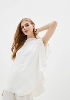 Блуза, MM6 Maison Margiela, цвет: белый. Артикул: MM004EWHXOS3. Одежда / Блузы и рубашки / Блузы / MM6 Maison Margiela