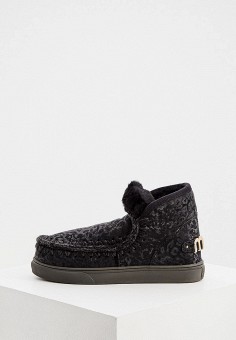 Полусапоги, Mou, цвет: черный. Артикул: MO999AWKXMP3. Обувь / Сапоги / Угги и унты