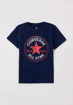 Футболка, Converse, цвет: синий. Артикул: MP002XB00X85. Converse