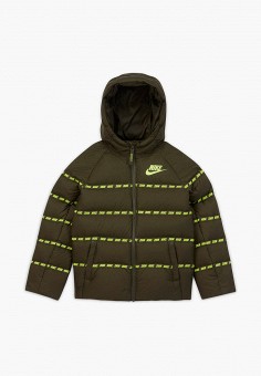 Пуховик, Nike, цвет: хаки. Артикул: MP002XC00OKK. Nike