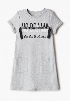 Платье, Acoola, цвет: серый. Артикул: MP002XG01DN2. Девочкам / Одежда / Платья и сарафаны