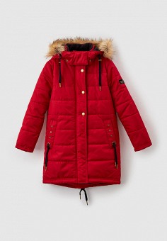 Куртка утепленная, Saima, цвет: красный. Артикул: MP002XG01XCT. Девочкам / Одежда / Верхняя одежда