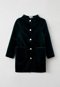 Пальто, Smena, цвет: зеленый. Артикул: MP002XG01Z38. Девочкам / Одежда / Верхняя одежда