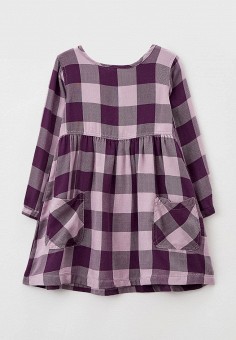 Платье, Sela, цвет: фиолетовый. Артикул: MP002XG021PD. Девочкам / Одежда / Платья и сарафаны