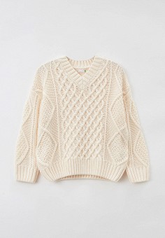 Пуловер, Sela, цвет: бежевый. Артикул: MP002XG028VC. Sela