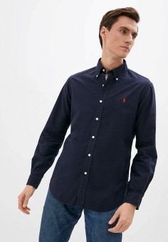 Рубашка, Polo Ralph Lauren, цвет: синий. Артикул: MP002XM09GIF. Polo Ralph Lauren