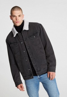 Куртка джинсовая, Terranova, цвет: серый. Артикул: MP002XM09HB1. Terranova