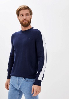 Джемпер, Lacoste, цвет: синий. Артикул: MP002XM0MSW5. Lacoste
