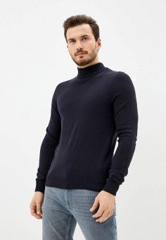 Джемпер, DeFacto, цвет: синий. Артикул: MP002XM0MTNF. Одежда / Джемперы, свитеры и кардиганы / Джемперы и пуловеры