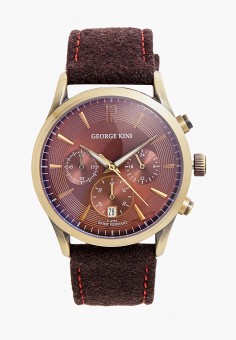 Часы, George Kini, цвет: коричневый. Артикул: MP002XM0MTW3. Аксессуары / Часы