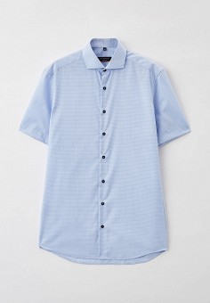 Рубашка, Eterna, цвет: голубой. Артикул: MP002XM0RGA0. Одежда / Рубашки / Рубашки с коротким рукавом / Eterna