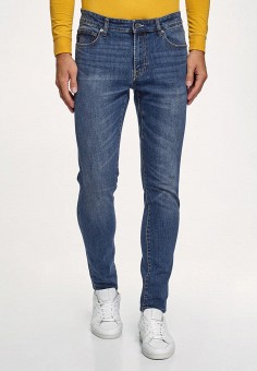 Джинсы, oodji, цвет: синий. Артикул: MP002XM0SSZC. oodji