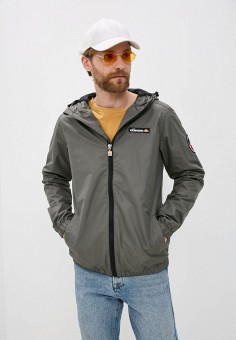 Ветровка, Ellesse, цвет: серый. Артикул: MP002XM0XC0T. Одежда / Верхняя одежда / Легкие куртки и ветровки