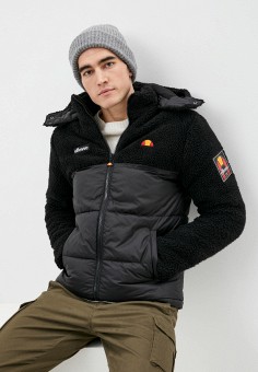 Куртка утепленная, Ellesse, цвет: черный. Артикул: MP002XM0XC1F. Одежда / Верхняя одежда / Демисезонные куртки