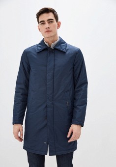 Куртка утепленная, Bazioni, цвет: синий. Артикул: MP002XM12C1H. Одежда / Верхняя одежда / Джинсовые куртки