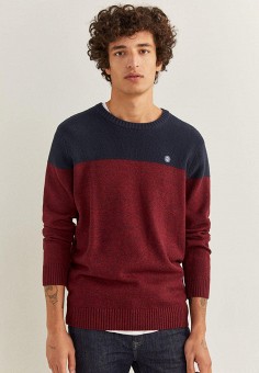 Джемпер, Springfield, цвет: бордовый. Артикул: MP002XM1GX1K. Springfield