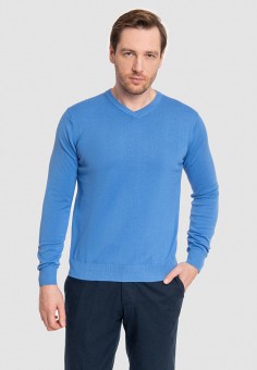 Пуловер, Kanzler, цвет: голубой. Артикул: MP002XM1H5G0. Одежда / Джемперы, свитеры и кардиганы / Джемперы и пуловеры / Пуловеры / Kanzler