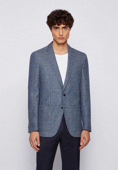 Пиджак, Boss, цвет: синий. Артикул: MP002XM1HFVL. Premium / Одежда
