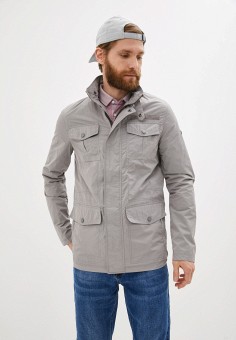 Куртка, Baon, цвет: серый. Артикул: MP002XM1HHFO. Одежда / Верхняя одежда / Легкие куртки и ветровки