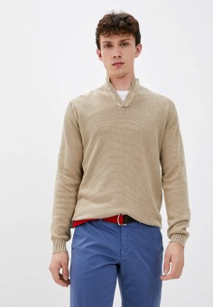 Пуловер, Boggi Milano, цвет: бежевый. Артикул: MP002XM1HKXZ. Boggi Milano