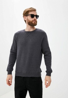 Свитшот, Zolla, цвет: серый. Артикул: MP002XM1HLBH. Одежда / Толстовки и олимпийки