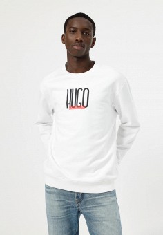 Свитшот, Hugo, цвет: белый. Артикул: MP002XM1HUNT. Premium / Hugo