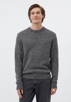 Джемпер, Finn Flare, цвет: серый. Артикул: MP002XM1HW10. Одежда / Джемперы, свитеры и кардиганы / Джемперы и пуловеры