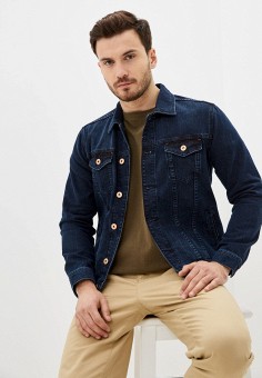 Куртка джинсовая, Colin's, цвет: синий. Артикул: MP002XM1HWFE. Одежда / Верхняя одежда / Джинсовые куртки