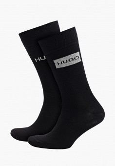 Носки 2 пары, Hugo, цвет: черный. Артикул: MP002XM1HWPX. Одежда / Hugo