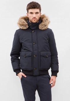 Пуховик, Tommy Hilfiger, цвет: серый. Артикул: MP002XM1K2T3. Tommy Hilfiger