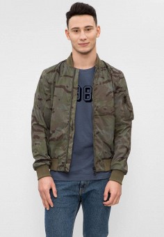 Куртка утепленная, Tommy Hilfiger, цвет: хаки. Артикул: MP002XM1K2TB. Tommy Hilfiger